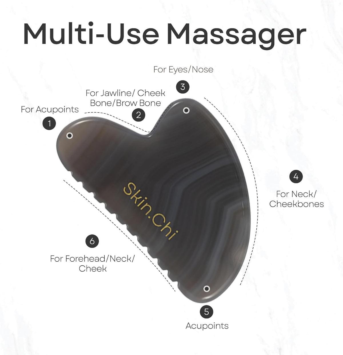 Skin Chi Agate Gua Sha Set – how to use guide