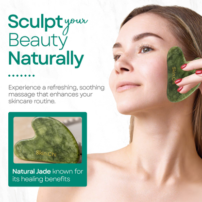 Smooth Green Jade Gua Sha