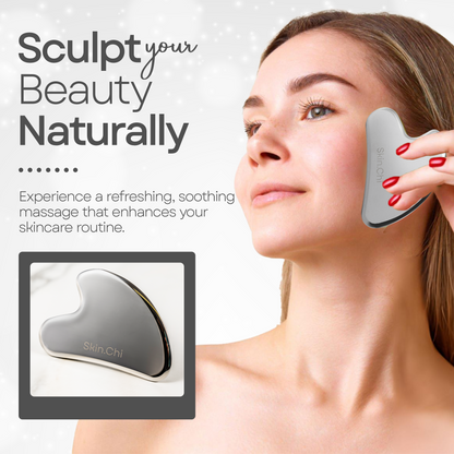 Smooth Stainless Steel Gua Sha