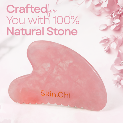 Rose Quartz Comb Gua Sha
