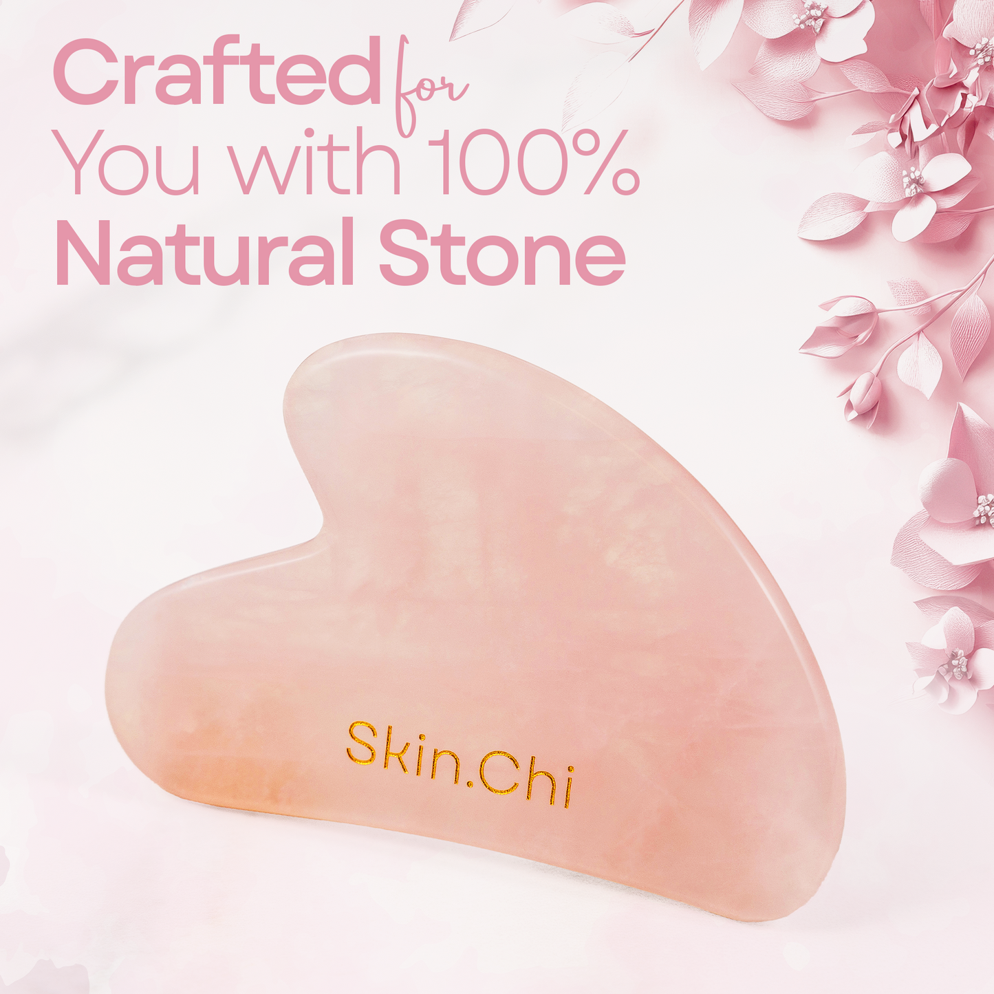 Smooth Rose Quartz Gua Sha