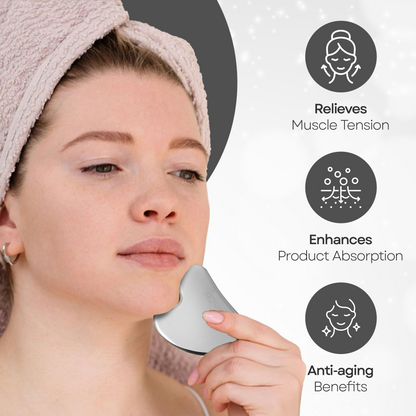 Smooth Stainless Steel Gua Sha