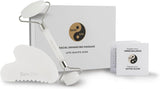 Skin Chi White Jade Gua Sha Set – stone detail