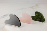 Skin Chi Green Jade Gua Sha - with velvet pouch