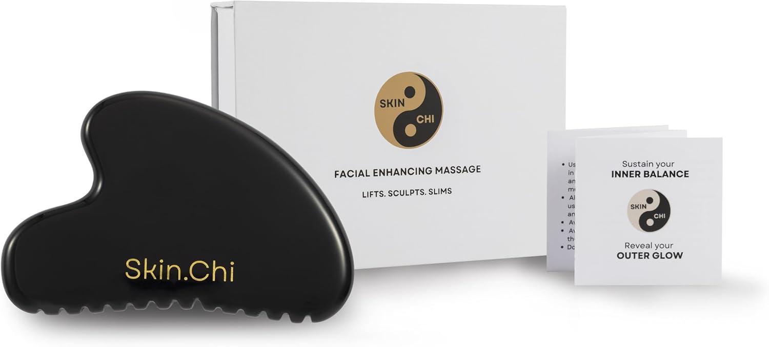 Skin Chi Black Obsidian Comb Edge Gua Sha - brand story