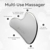 Skin Chi Stainless Steel Gua Sha - neck technique