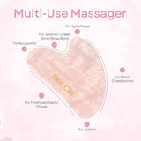 Skin Chi Rose Quartz Gua Sha - neck technique