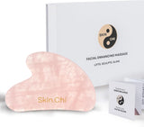 Skin Chi Rose Quartz Gua Sha - stone detail close-up