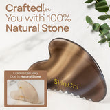 Skin Chi Agate Comb Edge Gua Sha - how to use