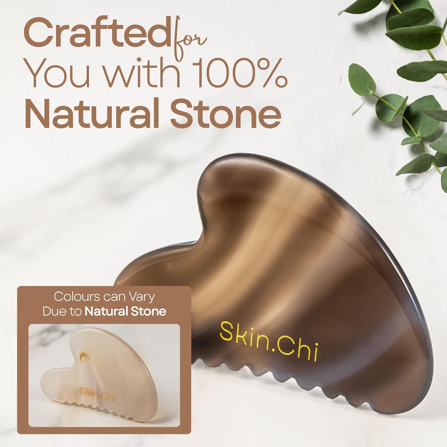 Skin Chi Agate Comb Edge Gua Sha - how to use