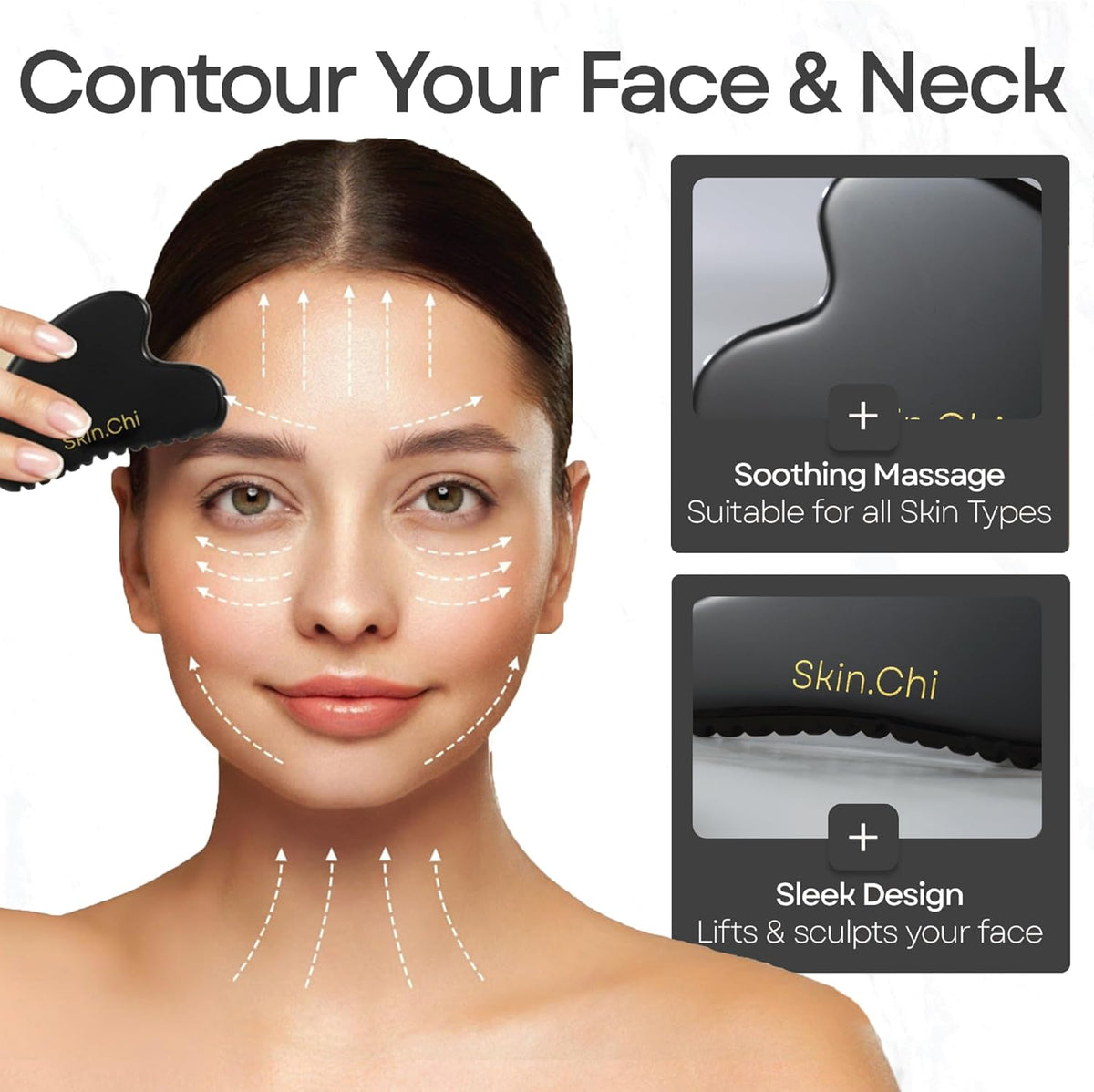 Skin Chi Black Obsidian Gua Sha Set – gift presentation