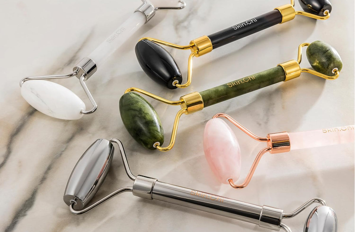 Skin Chi Black Obsidian Facial Roller - brand story