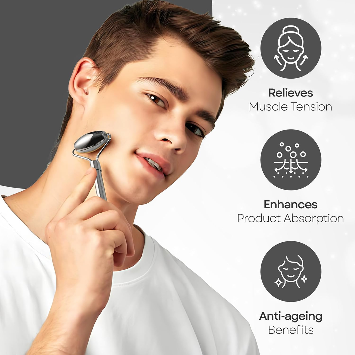 Skin Chi Stainless Steel Facial Roller