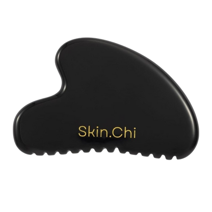 Skin Chi Black Obsidian Comb Edge Gua Sha