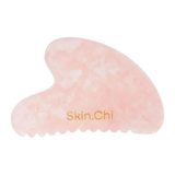 Skin Chi Rose Quartz Comb Edge Gua Sha