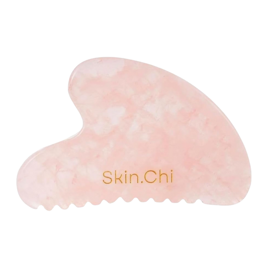 Skin Chi Rose Quartz Comb Edge Gua Sha