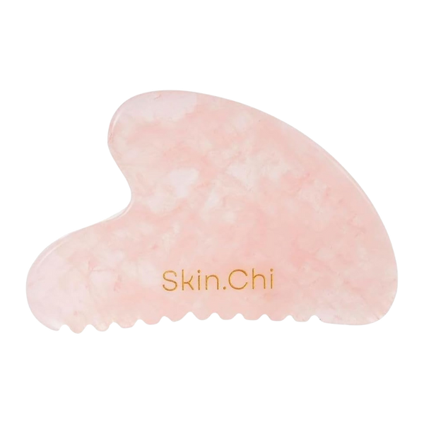 Skin Chi Rose Quartz Comb Edge Gua Sha