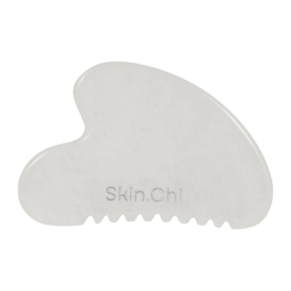 Skin Chi White Jade Comb Edge Gua Sha