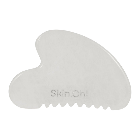 Skin Chi White Jade Comb Edge Gua Sha